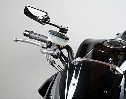 リゼットミラー M10 10mm 正ネジ ピアノブラック 左右共通