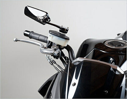 リゼットミラー M10 10mm 正ネジ ピアノブラック 左右共通