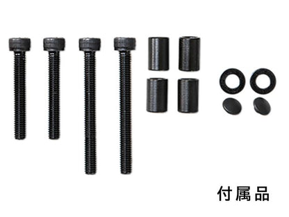 ヘルメット用ワイヤーロック コイル ブラック