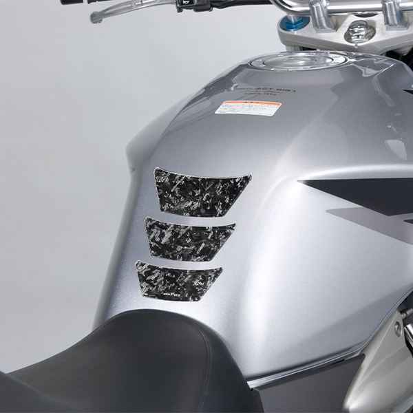 MOTO FIZZ モトフィズ タンクパッド9 フォージドカーボン 150×100mm 本体×1