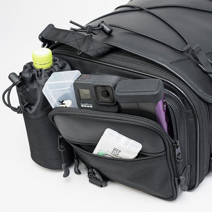 MOTO FIZZ モトフィズ ミニフィールドシートバッグ ブラック 19～27L