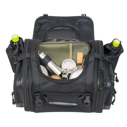 MOTO FIZZ モトフィズ キャンピングシートバッグS ブラック 20～28L