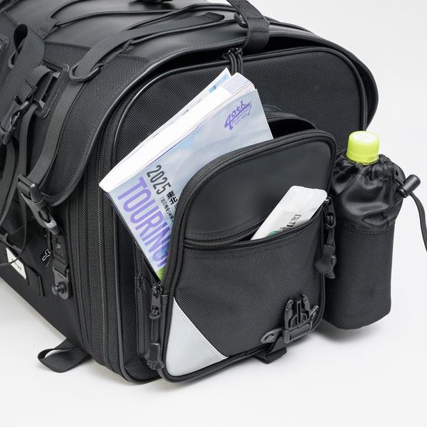 MOTO FIZZ モトフィズ キャンピングシートバッグL ブラック 40～60L