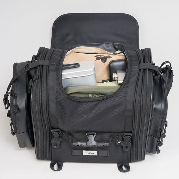 MOTO FIZZ モトフィズ キャンピングシートバッグL ブラック 40～60L