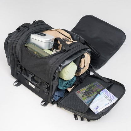 MOTO FIZZ モトフィズ キャンピングシートバッグL ブラック 40～60L