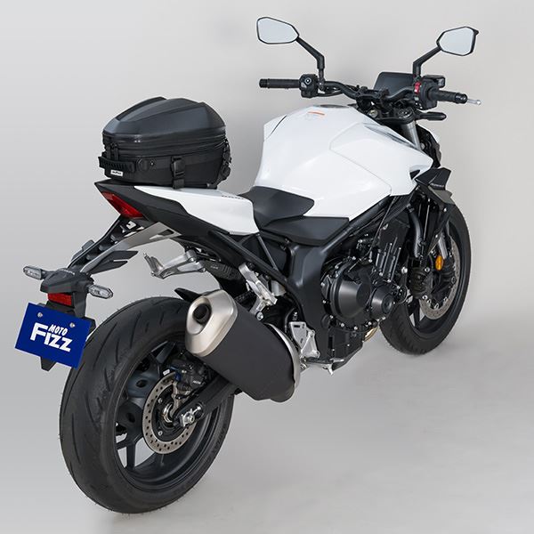 MOTO FIZZ モトフィズ シェルシートバッグM エンボスブラック 10-14L