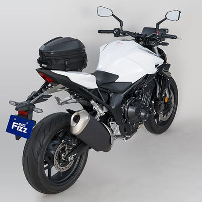 MOTO FIZZ モトフィズ シェルシートバッグM エンボスブラック 10-14L