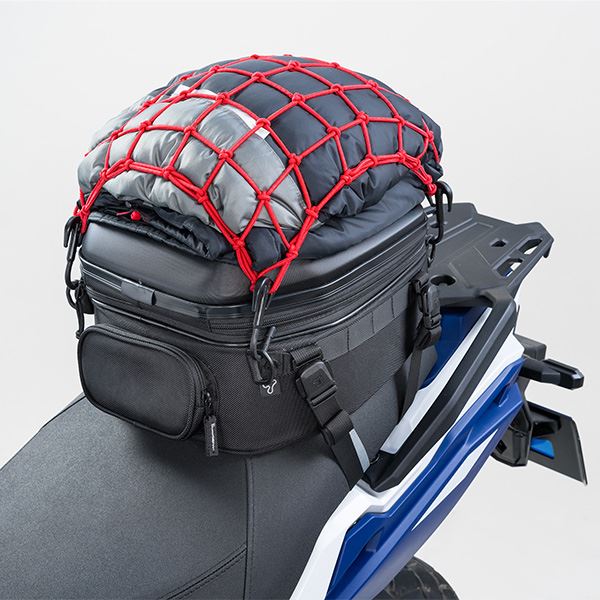 MOTO FIZZ モトフィズ シェルシートバッグL グロスブラック 14-18L