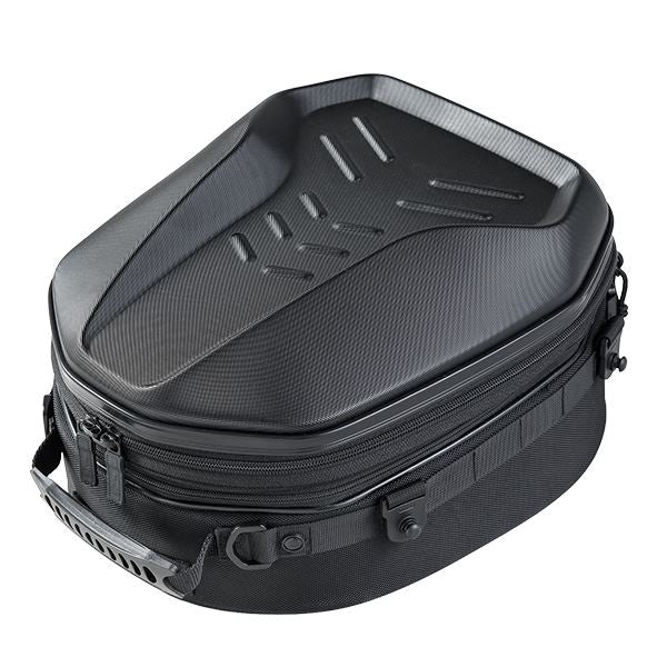 MOTO FIZZ モトフィズ シェルシートバッグL エンボスブラック 14-18L