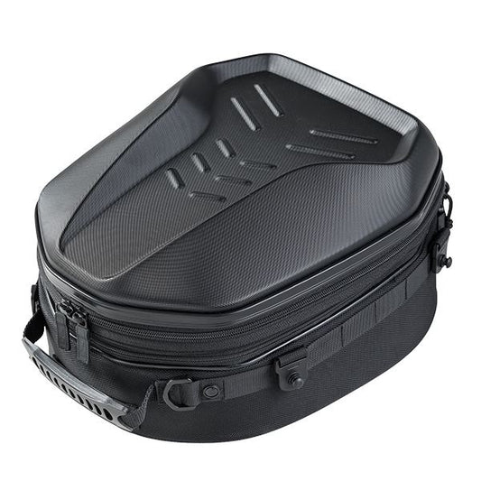 MOTO FIZZ モトフィズ シェルシートバッグL エンボスブラック 14-18L