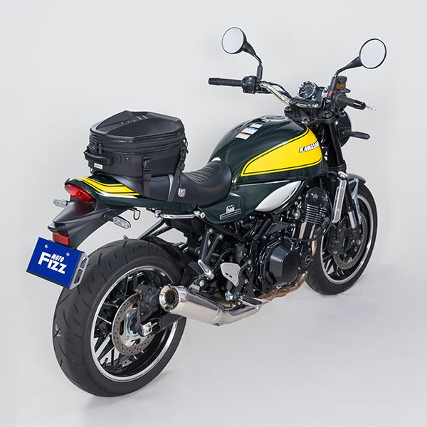 MOTO FIZZ モトフィズ シェルシートバッグL エンボスブラック 14-18L