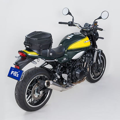 MOTO FIZZ モトフィズ シェルシートバッグL エンボスブラック 14-18L