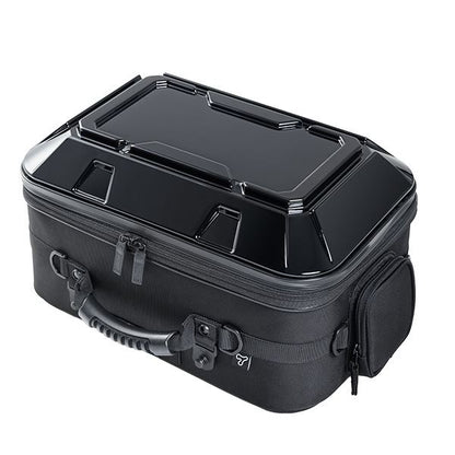 MOTO FIZZ モトフィズ ツアーシェルシートバッグM グロスブラック 25L