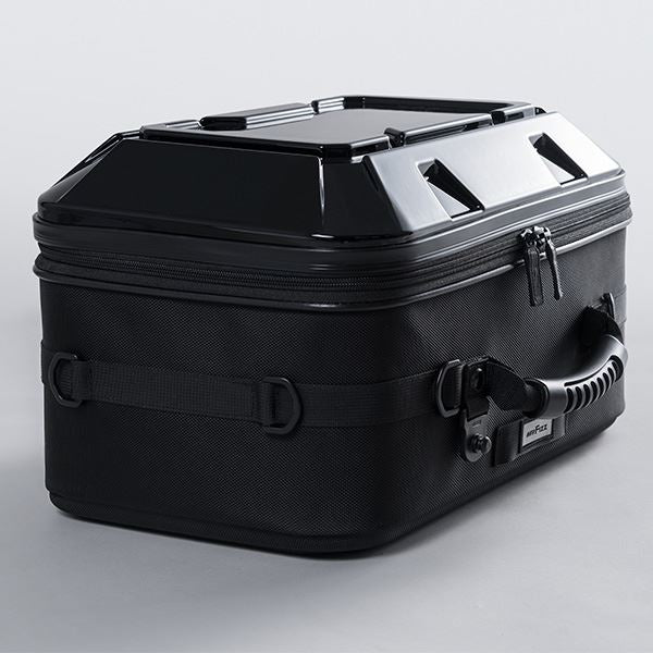 MOTO FIZZ モトフィズ ツアーシェルシートバッグM グロスブラック 25L