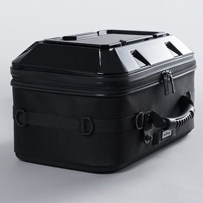 MOTO FIZZ モトフィズ ツアーシェルシートバッグM グロスブラック 25L