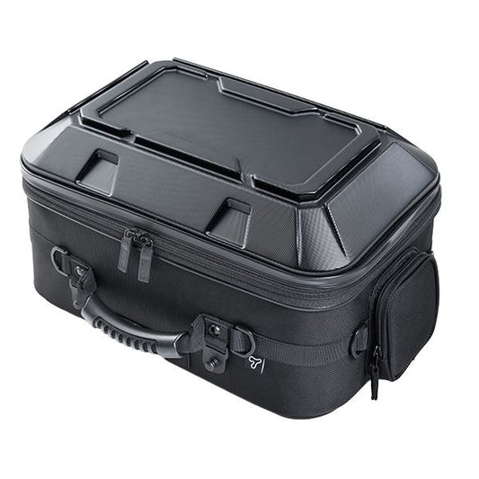 MOTO FIZZ モトフィズ ツアーシェルシートバッグM エンボスブラック 25L