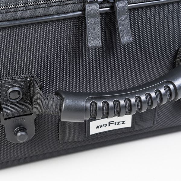 MOTO FIZZ モトフィズ ツアーシェルシートバッグM エンボスブラック 25L