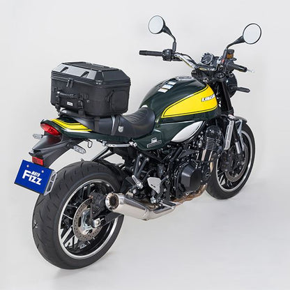MOTO FIZZ モトフィズ ツアーシェルシートバッグM エンボスブラック 25L