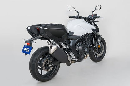 MOTO FIZZ モトフィズ カービングシェルケース2 サイドバッグ グロスブラック 32L