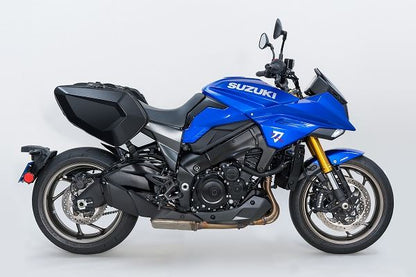 MOTO FIZZ モトフィズ カービングシェルケース2 サイドバッグ グロスブラック 32L