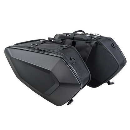 MOTO FIZZ モトフィズ カービングシェルケース2 サイドバッグ エンボスブラック 32L