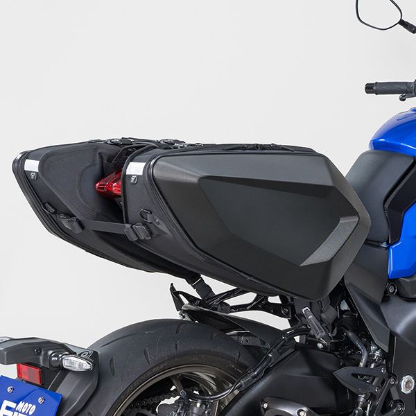 MOTO FIZZ モトフィズ カービングシェルケース2 サイドバッグ エンボスブラック 32L