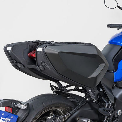 MOTO FIZZ モトフィズ カービングシェルケース2 サイドバッグ エンボスブラック 32L