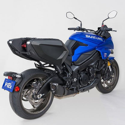 MOTO FIZZ モトフィズ カービングシェルケース2 サイドバッグ エンボスブラック 32L