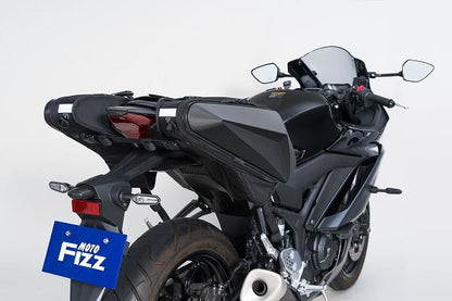 MOTO FIZZ モトフィズ カービングシェルケース2 SS サイドバッグ エンボスブラック 20L