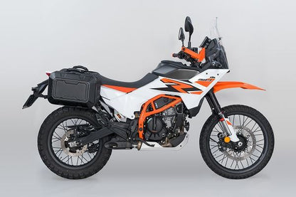 MOTO FIZZ モトフィズ ツアーシェルケースM サイドバッグ グロスブラック 40L