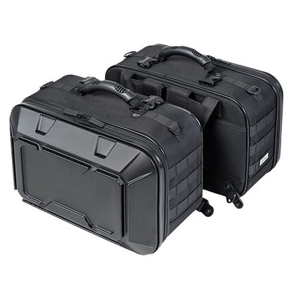 MOTO FIZZ モトフィズ ツアーシェルケースM サイドバッグ エンボスブラック 40L