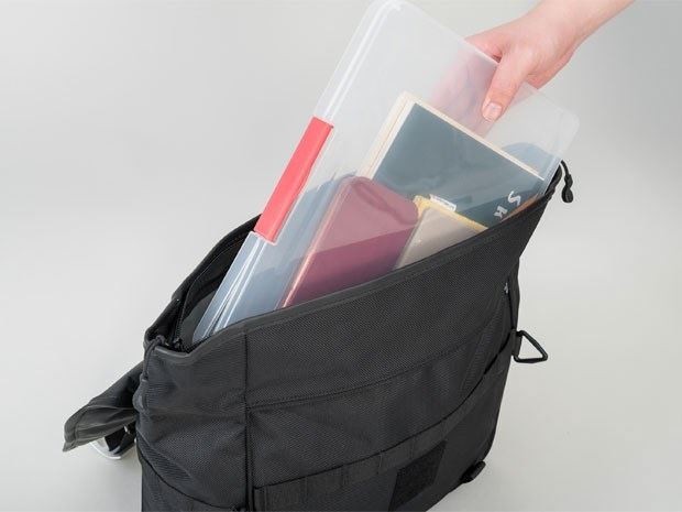 レブル1100専用サイドバッグ メッセンジャー ブラック 270(H)×470(W)×140(D)mm 11L