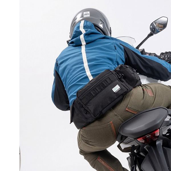 MOTO FIZZ モトフィズ ハーフデイツーリングウエスト ボディバッグ ブラック