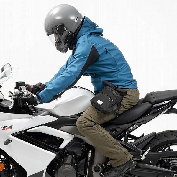 MOTO FIZZ モトフィズ ハーフデイツーリングホルスター ボディバッグ ブラック 1.5L