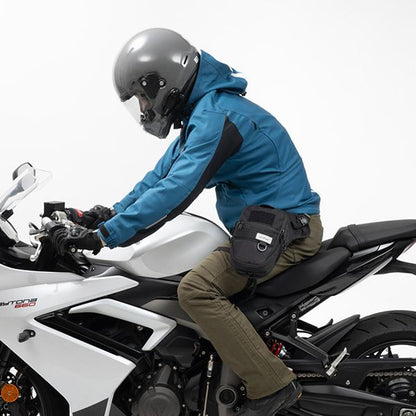 MOTO FIZZ モトフィズ ライディングホルスター ボディバッグ ブラック 2.8 L -4.6L