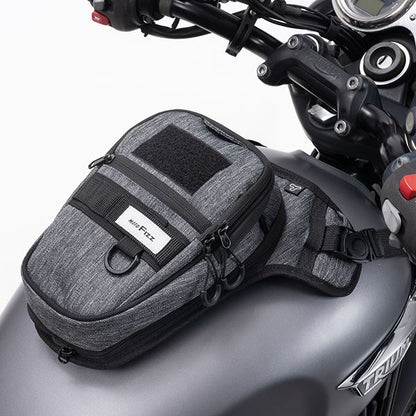 MOTO FIZZ モトフィズ ライディングホルスター ボディバッグ グレー 2.8 L -4.6L