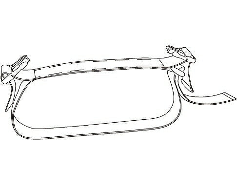 Seat fixing belt (1 unit) Compatible with MFK-063, MFK-061