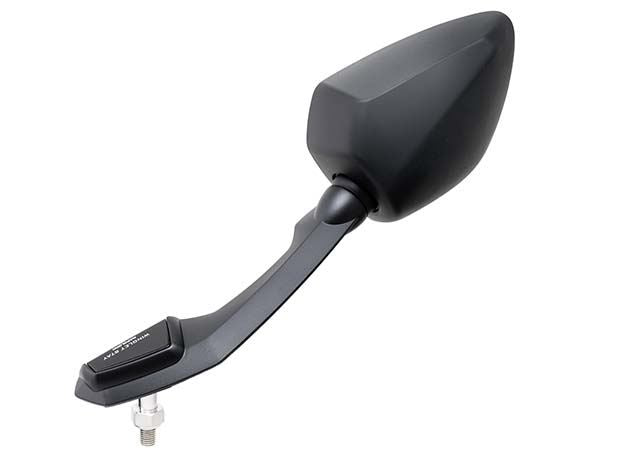 シャークミラー8L 左側 ブラック 10mm/正ネジ 1個