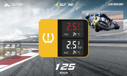 タイヤ空気圧センサー（前後入り）