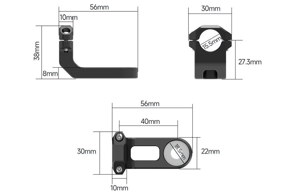 Handlebar Mirror Mount