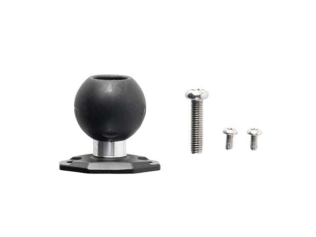 1インチマウントボール ブラック H32×W35×D24.8mm
