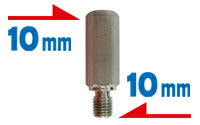 スリムステンレス L アダプター 正10mm⇒正10mm