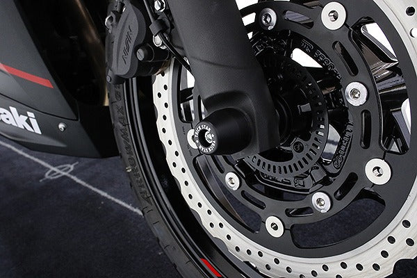 フロントアクスルスライダー Ninja250､400'18~ ニンジャ250､400'18~