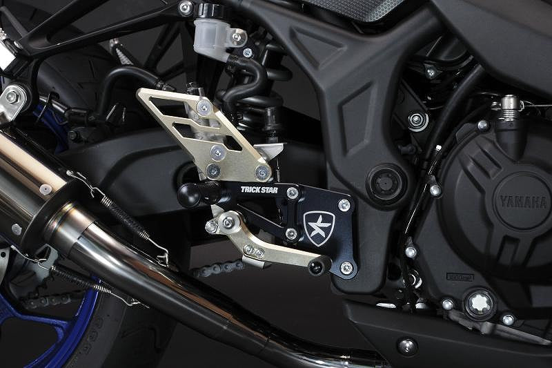 Rearsets Champagne Gold x Black YZF-R25/R3 Champagne Gold x Black