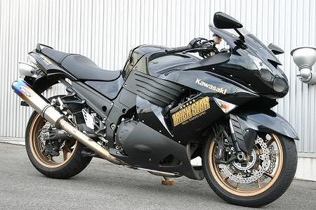 フルエキゾーストマフラー 焼チタンサイレンサー仕様 ZZR1400'10? JMCA認定
