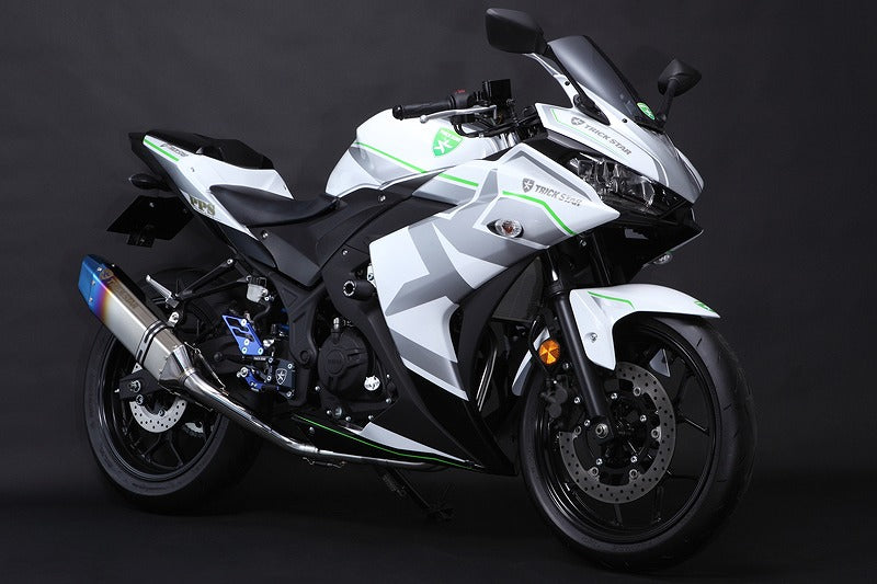 レーシングフルエキゾーストマフラー IKAZUCHI/イカヅチサイレンサー YZF-R25/R3