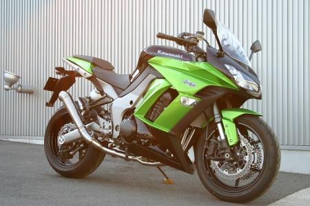 Full Exhaust Pipe Silencer-less Ninja1000 '11-'17 Z1000 '10-'13 Ninja 1000 '11-'17