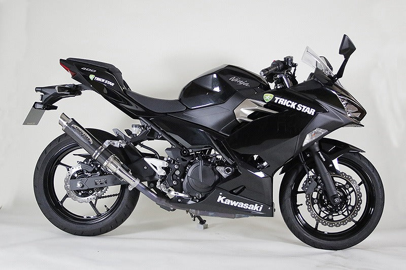 Racing Slip-On Muffler Shotgun Carbon Slash End Ninja400 '18~