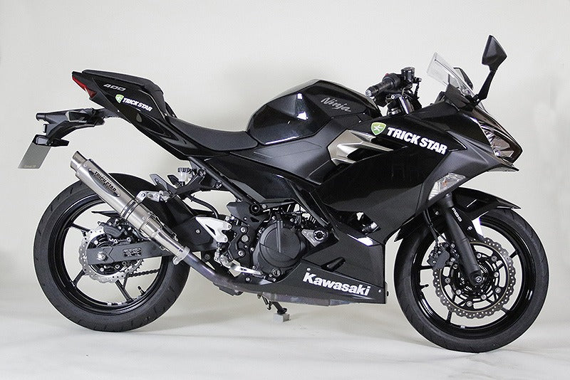Racing Slip-on Muffler Shotgun Stainless Slash End Ninja400 '18~
