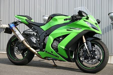レーシングスリップオンマフラー 焼チタン GP-LOOK ZX-10R'11?15 RST-002K-11YT